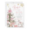 Snow Pink Girl Winter Baby Shower