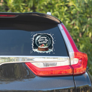 Snow Place Like Home Holiday Quote Sticker