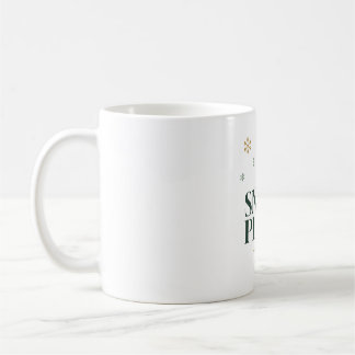 Snow Plans Today Winter Snowflake Typography Coffee Mug
