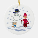 Snow Play with Pupeye Tree Ornament 