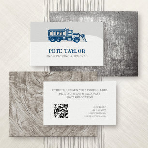 Snow Plow Business Card