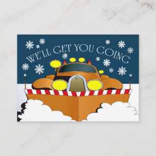 Snow Plow Business Card