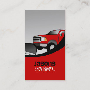 Snow plow Business Cards