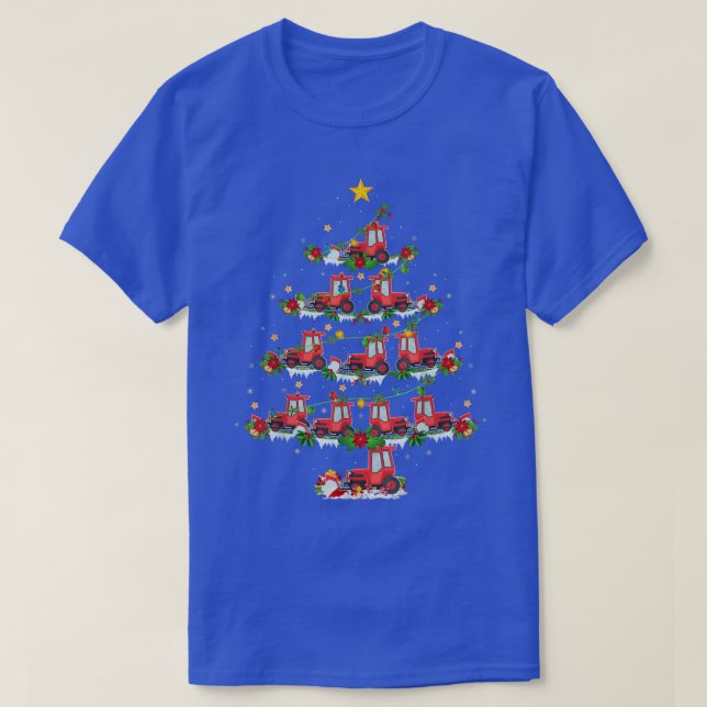 Snow Plow Lover Xmas Matching Santa Snow Plow Chri T-Shirt (Design Front)