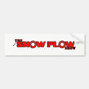 Snow Plow Show Bumper Sticker