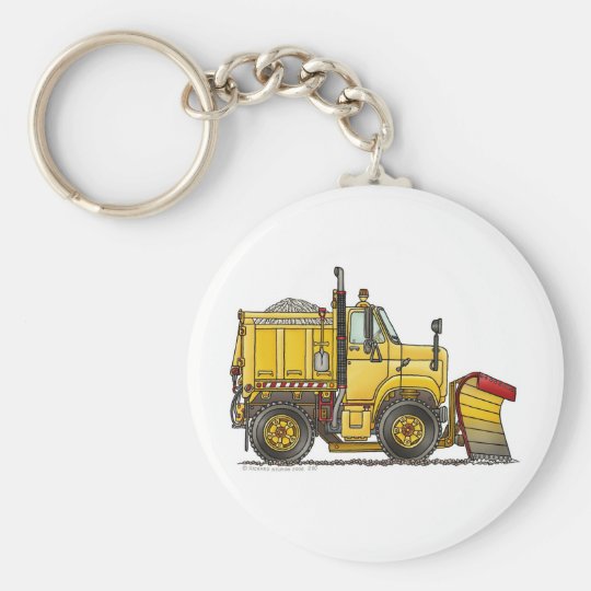 Snow Plow Truck Key Chains