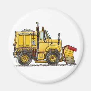 Snow Plow Truck Magnets
