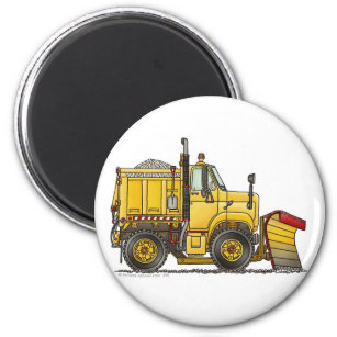 Snow Plow Truck Magnets