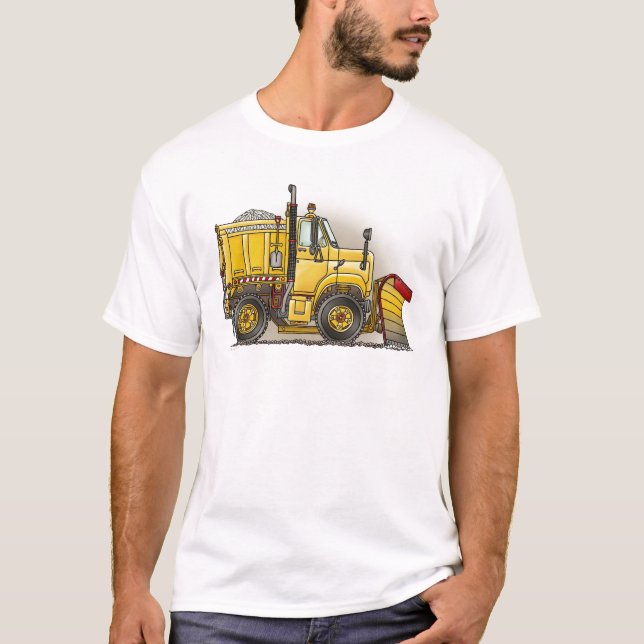 Snow Plow Truck Mans T-Shirt (Front)