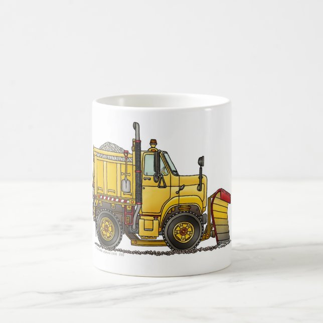 Snow Plow Truck Mugs (Center)