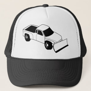 snow plow truck trucker hat