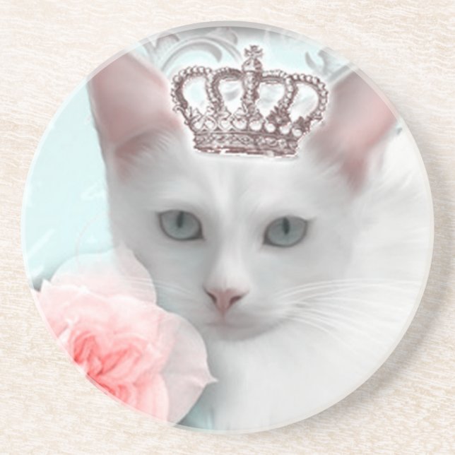 Snow Princess Drink Coaster (Front)
