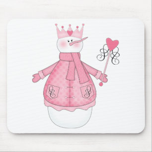 Snow Princess Holiday Tshirts and Gifts Mouse Pad