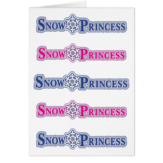 Snow-Princess-Light Cards (Front)