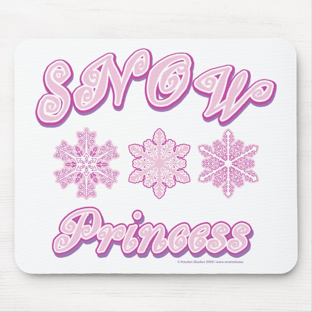 Snow Princess Mouse Pad (Front)