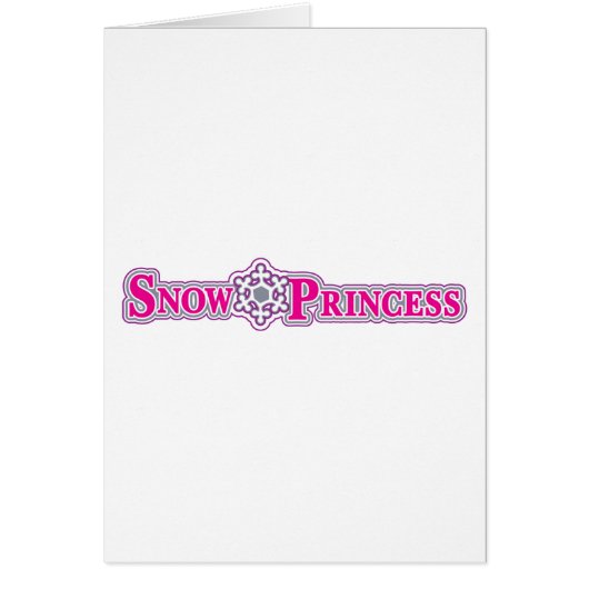 Snow-Princess-pink Cards (Front)