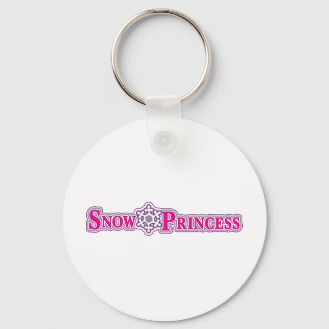 Snow-Princess-pink Keychain (Front)