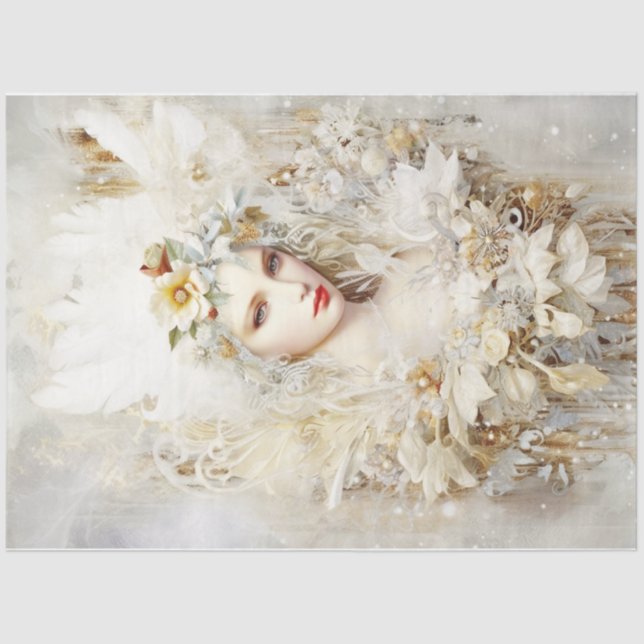 Snow Princess  Tissue Paper (Front)