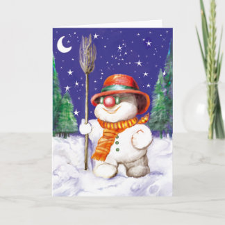 *Snow Puppet* Holiday Card
