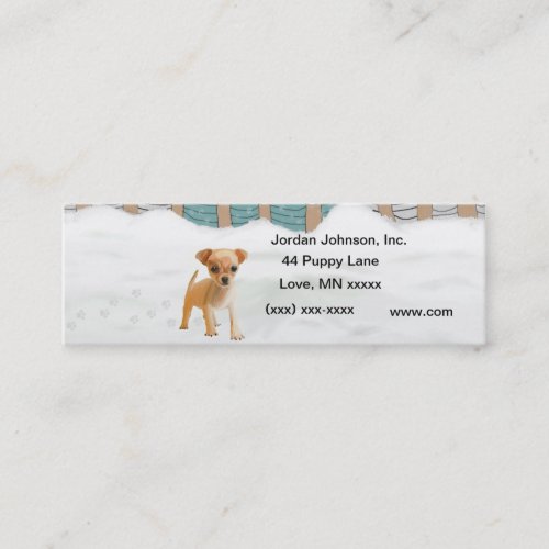 Snow puppy Business Card