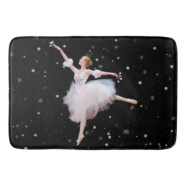 Snow Queen Ballerina Bathroom Mat (Front)