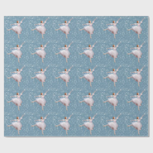 Snow Queen Ballerina Wrapping Paper