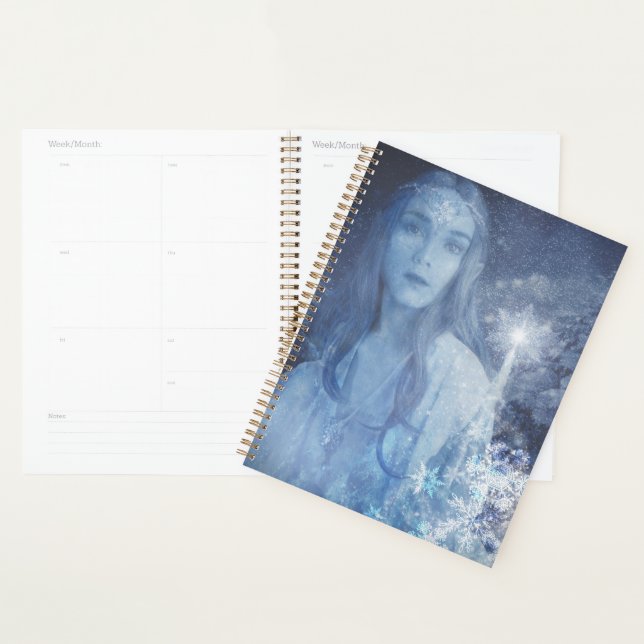 Snow Queen Christmas Fantasy Artwork Planner (Display)