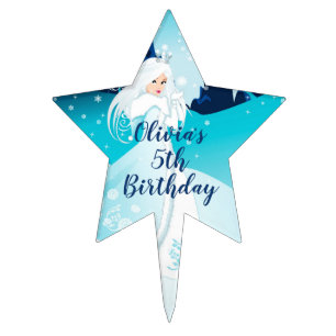 Snow Queen Cupcake Topper