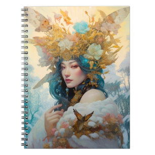Snow Queen Fantasy Art Notebook