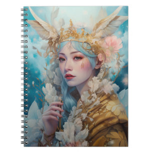 Snow Queen Fantasy Art Notebook