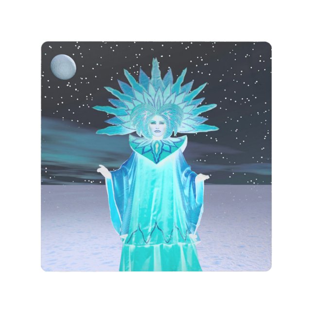 Snow Queen Metal Print (Front)