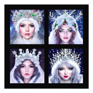 Snow Queens Winter Wonderland Photo Print