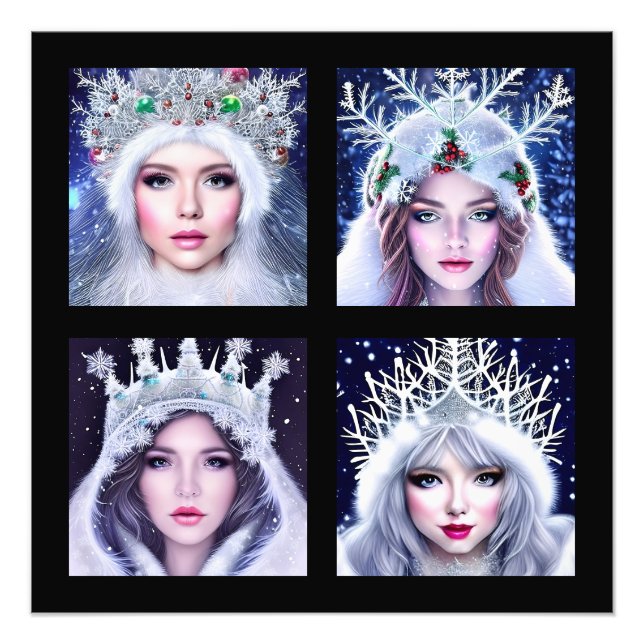 Snow Queens Winter Wonderland     Photo Print (Front)