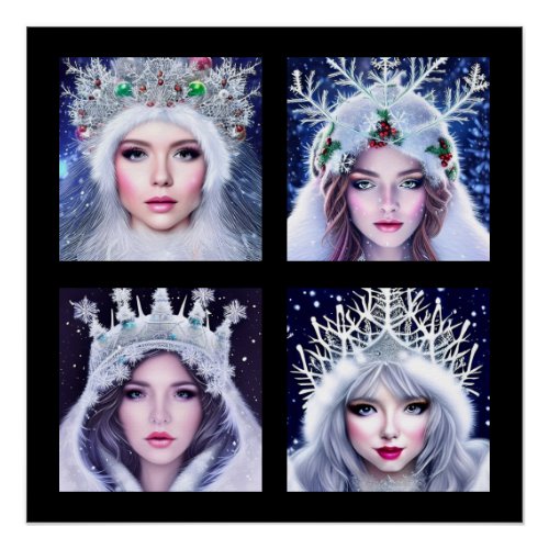 Snow Queens Winter Wonderland   Poster