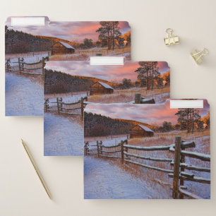 Snow Ranch File Folder