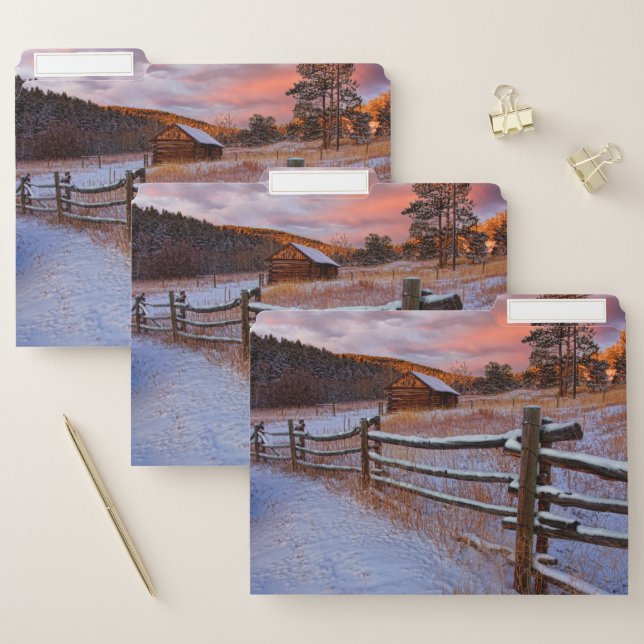 Snow Ranch File Folder (Set)