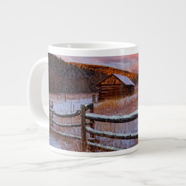 Snow Ranch Giant Coffee Mug (Front Left)