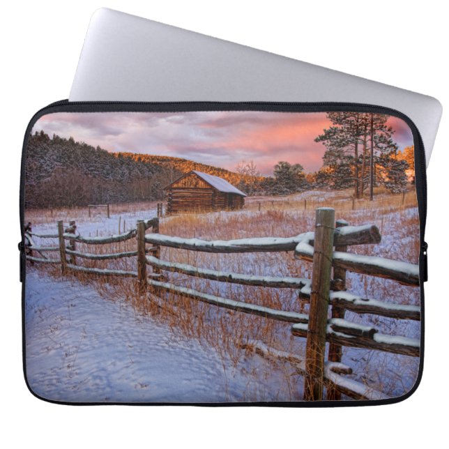 Snow Ranch Laptop Sleeve (Front)