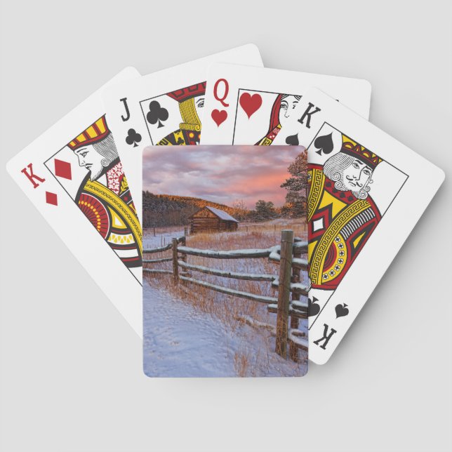 Snow Ranch Poker Cards (Back)