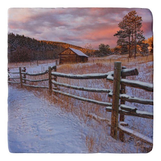 Snow Ranch Trivet (Front)