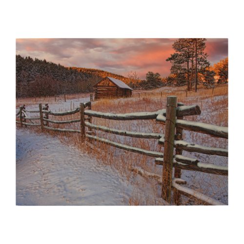 Snow Ranch Wood Wall Art