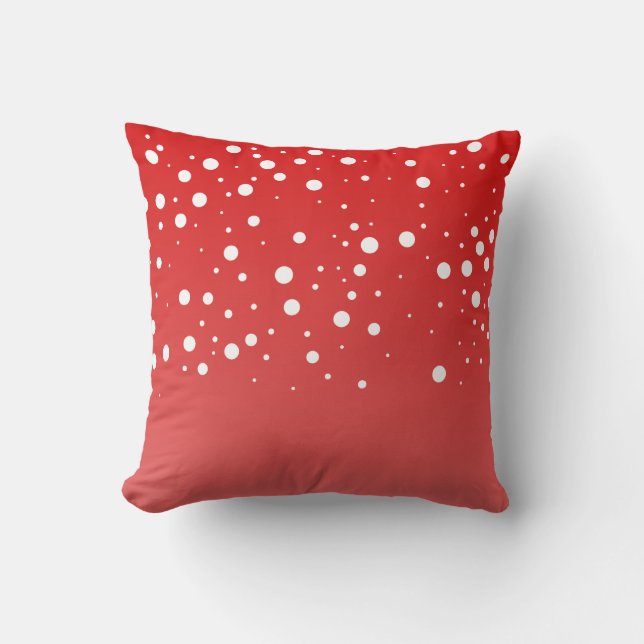 Snow Red Pillow (Front)