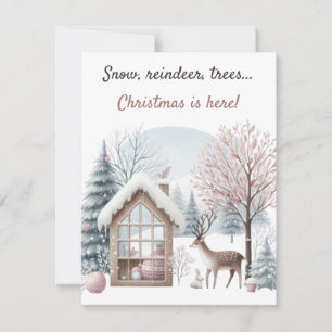 ❄️🎄 Snow, Reindeer, Trees... Christmas is Here!  Invitation