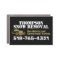 Snow Removal Black Gold Plow Magnetic Vehicle Sign