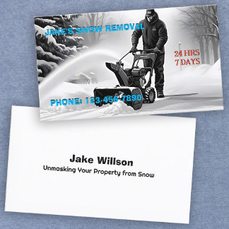 Snow Removal Business Card