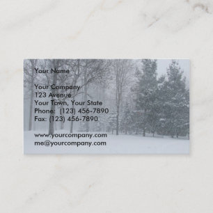 Snow Removal Business Card
