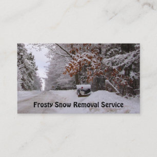 Snow Removal Business Card