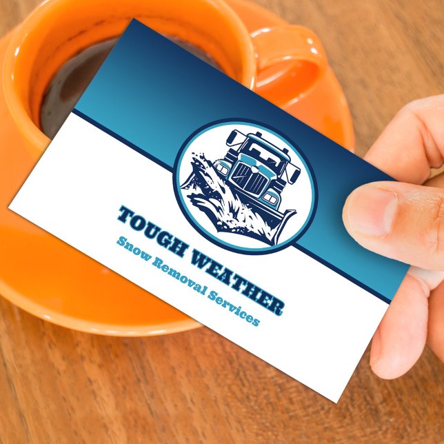 Snow Removal Business Card Template (Creator Uploaded)