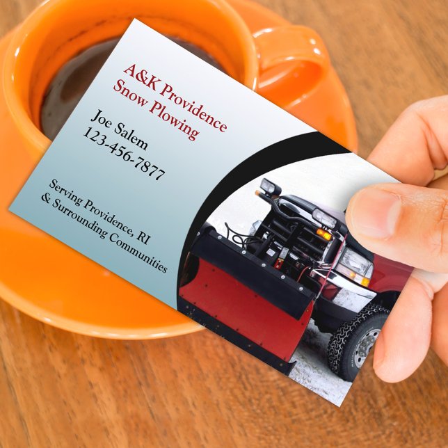 Snow Removal Business Card Template (Creator Uploaded)