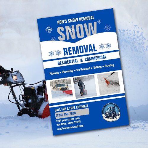 Snow Removal Business Flyer
